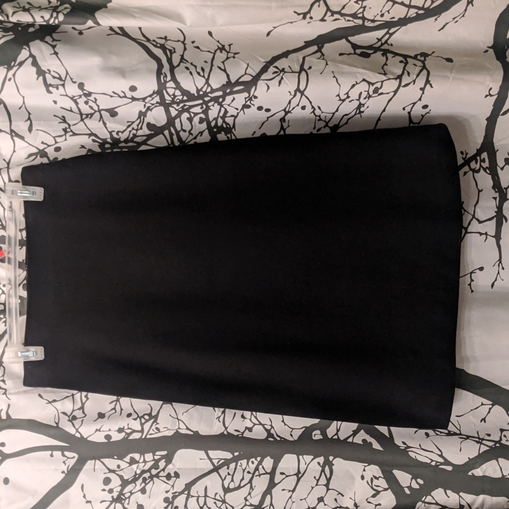 6 Uniqlo high waisted A-line wool midi skirt